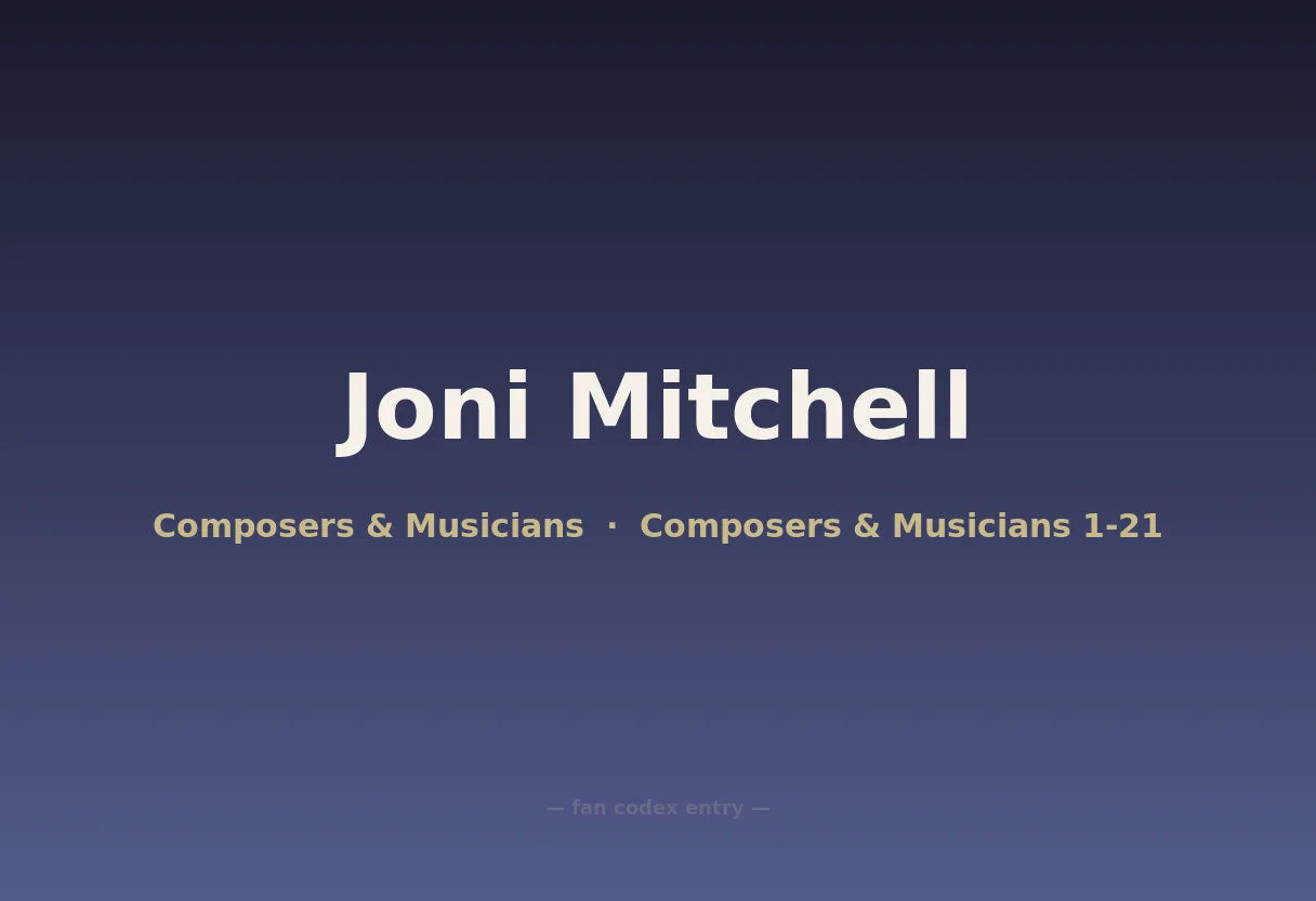 Joni Mitchell