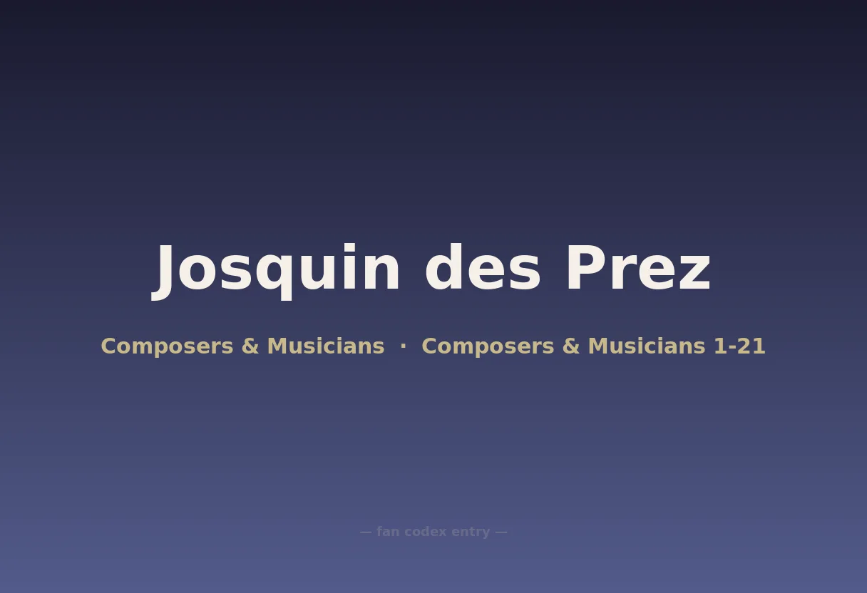 Josquin des Prez