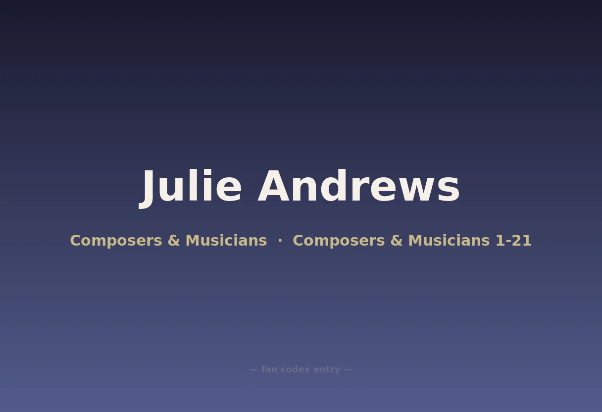 Julie Andrews