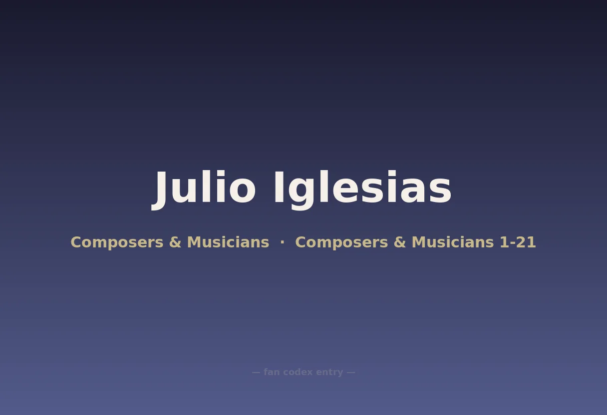 Julio Iglesias