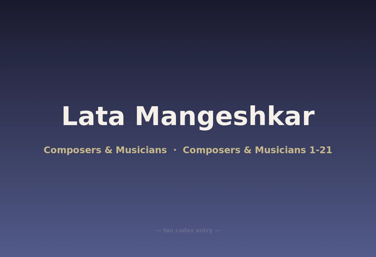 Lata Mangeshkar